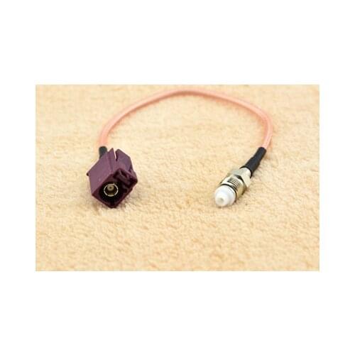 1 Piece GSM Antenna Extension cable Fakra D Female to Fme Female Jack Plug Connector pigtail cable RG316 15CM