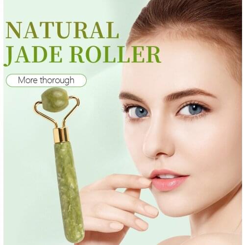 1Pc Jade Roller Massager for Face Eyes Nose Face Massager Thin Face Lift Anti Wrinkle Body Slim Facial Beauty Skin Care Tools