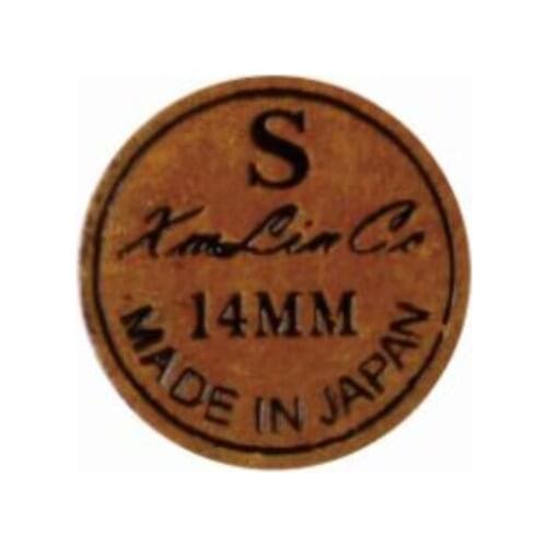 1pc Xmlinco 14mm 8 layers brown S made in Japan leather billiard pool cue tips promotion