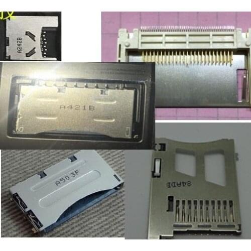 5PCS SIM CF card holder SD card holder Connector WK21921-SS3-7H 1DA6300-GEA31-4F WK21921-SS2-7H WJ20A01-R22-4F 1DA6300-GEA31-4F
