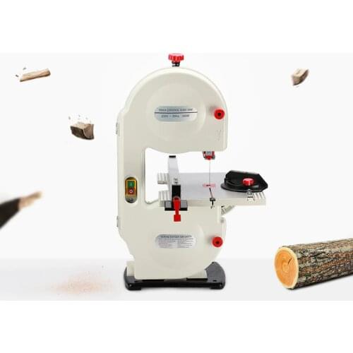 8 inch Band Saw Machine 350W DIY Woodworking Cutting Table Saw 220V Electric Scroll Saw Multifunctional Desktop Jig Saw Cutter