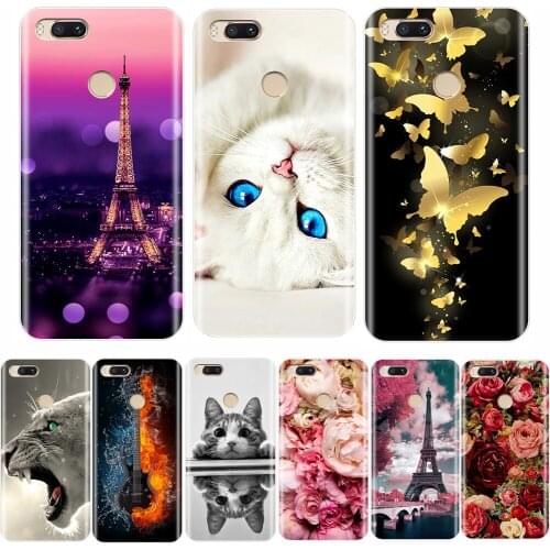 Phone Case For Xiaomi Mi A1 Mi8 Mi6 Mi5 Mi5X 5 6 X 5X 8 SE Mix Max 2 Cover Soft Silicone Cool Painted Capa Phone Bag Cases