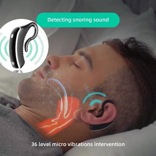 Electronic Snore Stoppe Anti Snore Headphone Sleep Analysis Device Smart Anti-Snoring Bluetooth Android IOS