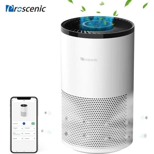 [EU stock] Portable Desk Air purifier for car whole house Proscenic A8 Smart WiFi H13 True HEPA Filter Air Cleaner car air clean