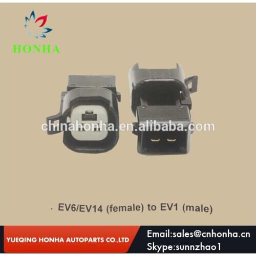 EV1 Jetronic male To EV6 EV14 FOR USCAR FEMALE LS2 LS3 LSX Injector Harness Adapter Connector for waterproof auto connector