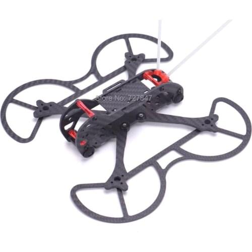HSKRC 155 155mm Carbon Fiber Frame Kit Brushless DIY FPV Racing Drone Rack w/ Propeller Protector for Mini F4 F3 Flight Control