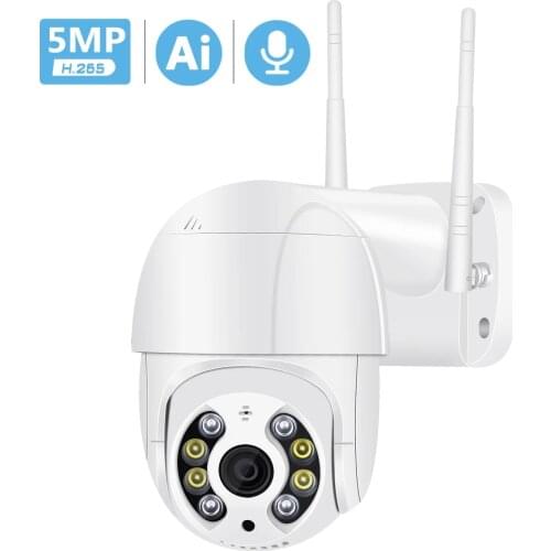 IP Camera 5MP HD Outdoor AI Human Detection Audio 3MP Wireless Security CCTV Camera P2P Digital Zoom Surveillance Wifi Camera