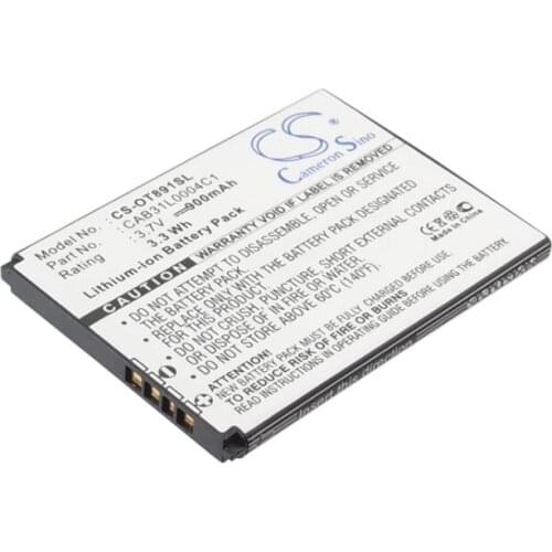 Cameron sino 900mah battery for ALCATEL A382G One Touch 155 808 891 979 Tribe OT-155 OT-3040 OT-3040D OT-891 OT-979 OT-I808