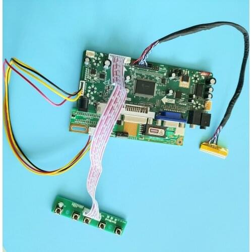 Kit for LP141WX3-TLQ1/LP141WX3-TLR1 Controller Board 30pin M.NT68676 HDMI+DVI+VGA LCD Audio panel 1280x800 Display moitor