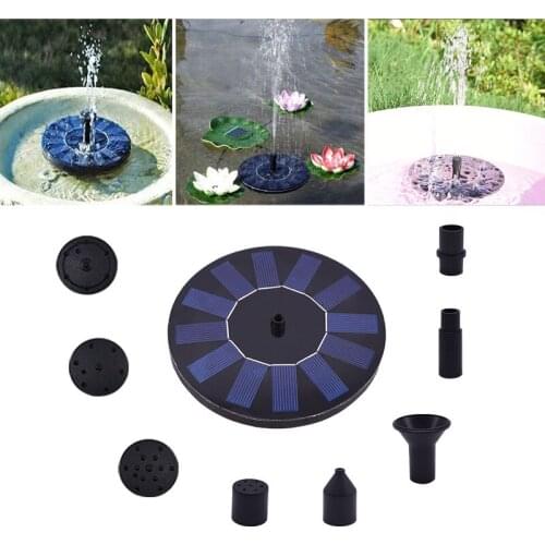 Mini Solar Fountain Garden Pool Pond Floating Fountain Solar Panel Powered Water Fountain Outdoor Garden Lawn Decoratio Supplies