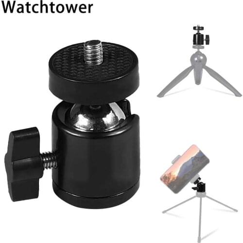Mini Ballhead Mobile Phone Mount Portable 360 Degree Rotate Shooting Lightweight Portable Ball Head For LED Light Bracket