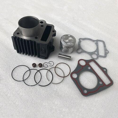 JH70 48 Motorcycle Cylinder Set Assembly Motorbike Moped Scooter Cylinder Piston Rings Kit