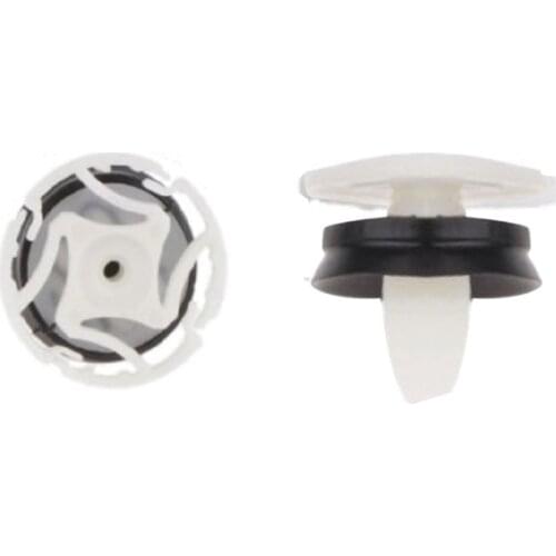 10 X10 X White Nylon Door Trim Panel Mounting Clips Fastener Kit Replacement For Renault Peugeot 7703077476 Car Accessories