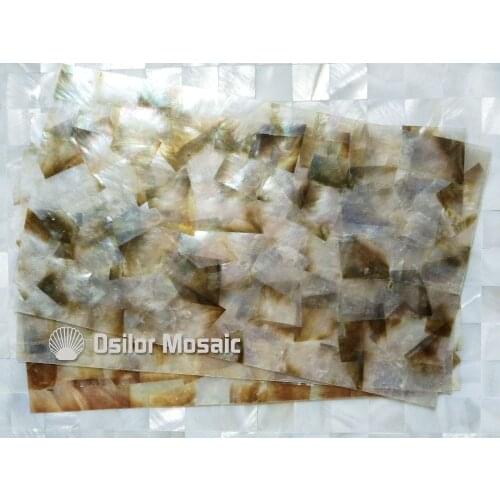 Natural blacklip mother of pearl shell laminate for musical instrument and furniture inlay