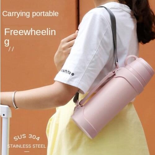 Newstainless Steel Large Capacity Vacuum Flask Portable Double-layer Vacuum Insulated Water Bottle Fashion Sports Water Bottle