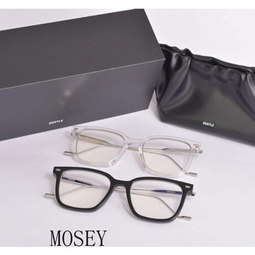 2021 New Korean Brand Optical Eyeglasses Frame GM MOSEY Acetate Myopia Reading Presciption Eyewear Frames With Case