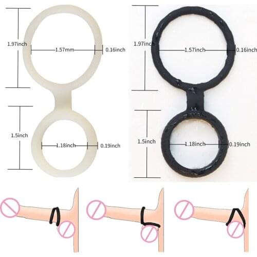 Newest Penis Ring Elastic Scrotal Bind Cock Rings Delay Ejaculation Male Chastity Cage Cockring Masturbation Sex Toys for Men