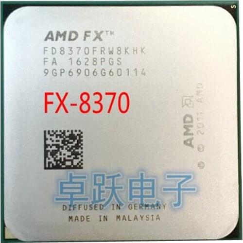 Original AMD CPU AMD FX-8370 FX 8370 fx 8370 AM3+ Eight 4.0GHZ4.3 16MB 125W fx-8370 free shipping