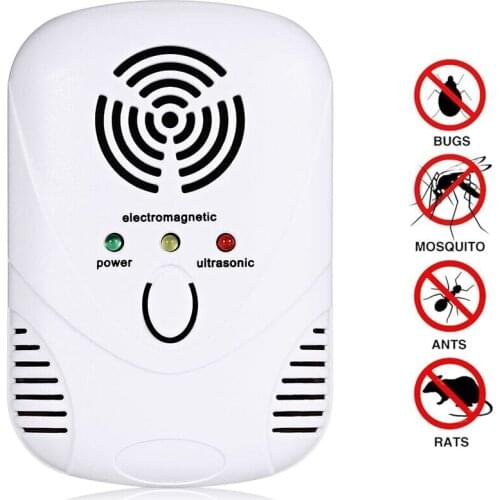 Electronic Ultrasonic Pest Control Repeller 110-250V Mouse Killer Cockroach Trap Mosquito Insect Rats Spiders Control US/EU Plug
