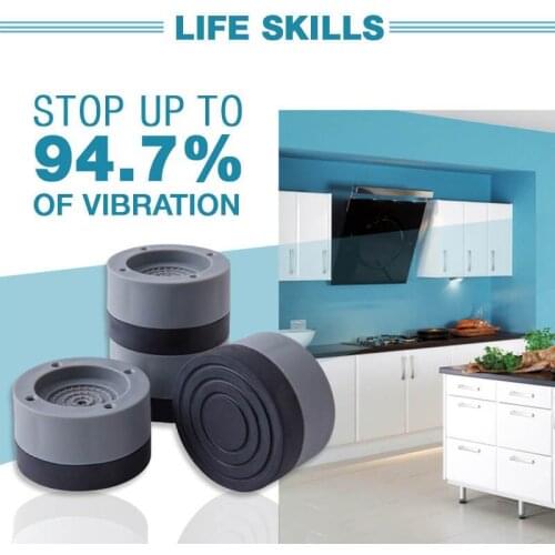 Anti-slip And Noise-Reducing Washing Machine Feet Vibration Pads Heavy Duty Dryer Furniture Non Slip Antivibration Floor Protect