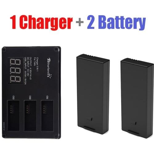 DJI Tello Battery+Smart Battery Charger 3 in1 Multi Quick Charging for Tello Drone Batteries Accessories