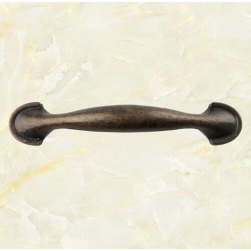 Zine Alloy Black/Bronze Cabinet Handles American style Kitchen Cupboard Door Pulls Drawer Knobs Fashion Furniture Hardware