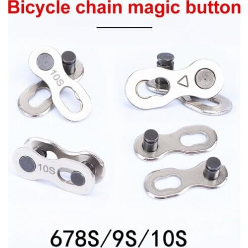 1Pair Bicycle Chain Connector MTB Road Bike Chain Buckle for 6/7/8/9/10 Speed Quick Master Link Joint Chain Bike Accessories