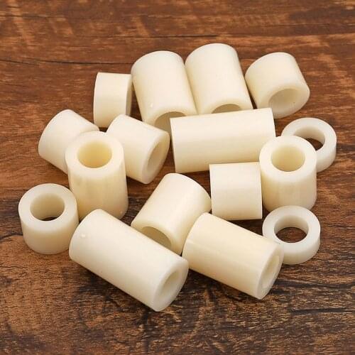 100pcs/lot M3 M4 ABS Nylon Round Standoff Spacer PCB Board Spacer OD(7MM) X ID(3.2/4.2mm) x L (L=/2/3/4/5/6/8/10mm )
