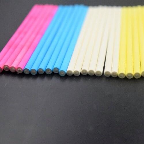 100 pcs Colorful Lollipop Stick 15 CM Papen Pop Cake Sticks for Lollipop Lollipop Chocolate Sugar Pole Stick Handle