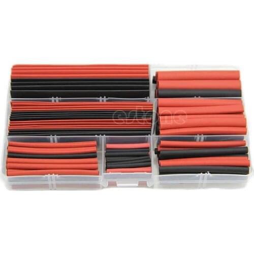 2021 New 150pcs 2:1 Polyolefin Heat Shrink Tubing Tube Sleeving Wire Wrap Cable Kit Hot