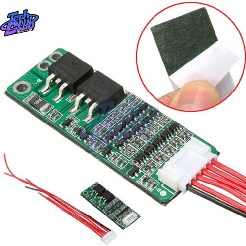 5S 15A Li-ion Lithium Battery BMS 18650 Charger Protection Board 18V 21V Circuit Cell Protection With Wire Module