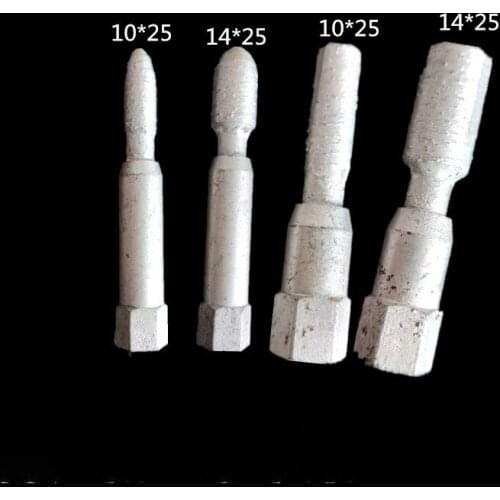 Diamond Sintered Grinding Head Welding Cutter Stone Carving Special-Shaped Handle Diameter Inner Button M10 Angle Grinder 3PCS