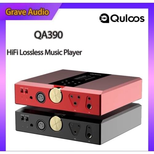 Quloos QLS QA390 Bluetooth 5.0 Headphone AK4497EQ*2 HiFi Lossless Music Player DAC Decoder Amplifier AMP PRE Balance Output
