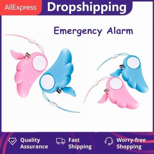 Self Defence Keychain Alarm Personal Protection Girl Women Security Rape Alarm 90dB Loud Self Defense Supplies Emergency Alarm