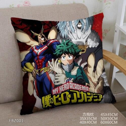Japanese Anime Boku no Hero Academia Home Textile Two Sided Square Pillow Case Dakimakura Pillowcase Body Pillow Cover