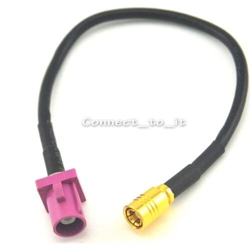 GSM Antenna Extension Cord RF Coaxial Cable Fakra H Male to SMB Female Jack Connector Pigtail Cable RG174 15CM