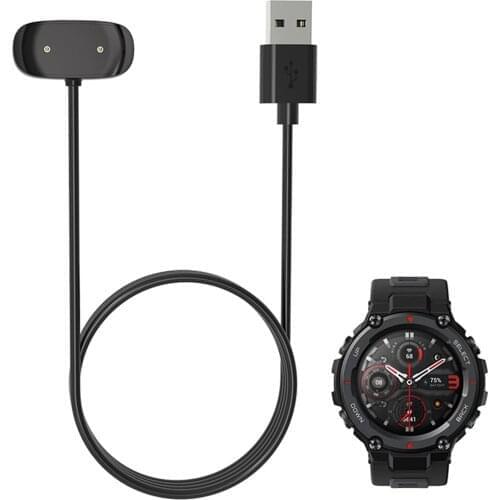 Smart Watch Charging Cable For Xiaomi Huami Amazfit T-Rex Pro Smart Watch USB Charger Cradle Smartwatch Fast Charging Chargers