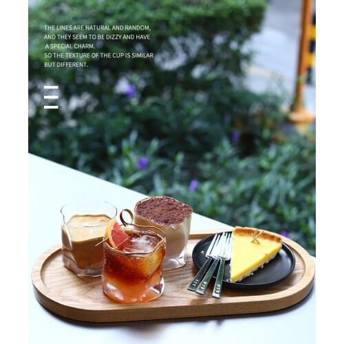 Twisted Square Glass Water Cup Twisted Whiskey Cup Coffee Cup Beer Cup Shaped Cup300ML