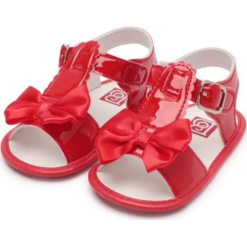 Soft Sole PU Baby Girls Canvas Bow First Walkers Shoes Fashion Summer Prewalkers First Walker Toddler Moccasins Infant Shoes