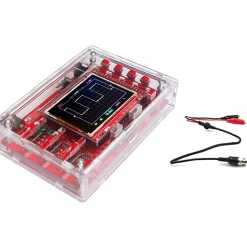 Dso138 Oscilloscope Kit Diy Learning Kit Handheld Pocket Digital Oscilloscope Kit Smd Soldering + Acrylic Diy Case