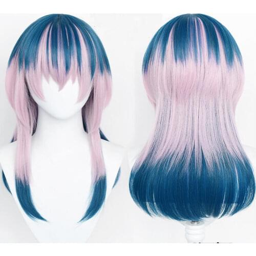 Anime Tokyo Revengers Wig Rindou Haitani Cosplay Gradient Synthetic Long Straight Heat Resistant Hair Adult Free Wig Cap