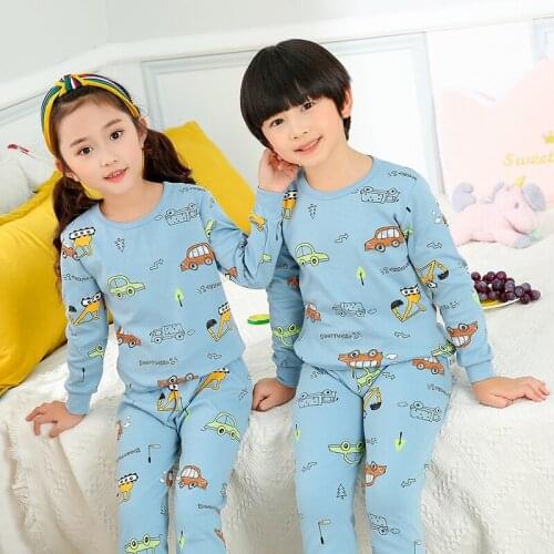 Baby Boys Pajamas Set Cotton Toddler Girls Cartoon Cute Sleepwear Children Animal Pyjamas Nightwear Kids Homewear Child Clothing