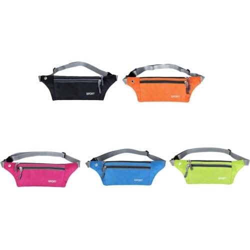 5 Color Belt Bag Running Waist Bag Sports Portable Gym Bag Hold Water Cycling Phone Bag Women Running Belt Waterproof Waist Bag