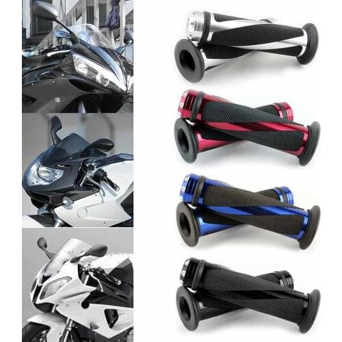 Anti-slip Universal HandleBar Grips For Honda Kawasaki Motorcycle ATV Pit Dirt Bike 7/8" 22mm Rubber Handle Grips
