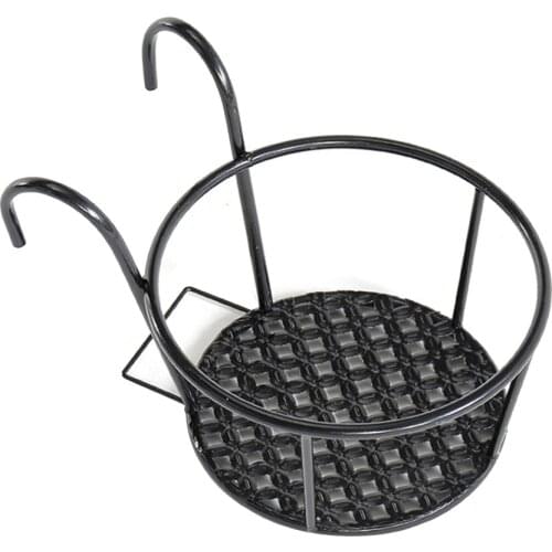 Flower Pot Rack Flowerpot Frame Metal Flower Holder Shelf Stand Hanging Pots Basket Plant Garden Wall Storage Balcony Garden