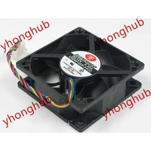 SUPEREED CHD6012EB-AH DC 12V 0.30A 3-wire 60x60x20mm Server Cooling Fan