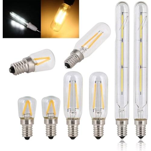 E14 Antique Retro Edision Led Bulb 2W 3W 4W T20 T25 Vintage Led Incandescent Lamp 220v Warm White Light Glass Filament Lamp
