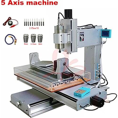 2.2KW spindle Vertical CNC engraving machine 3040 5 Axis cnc router milling