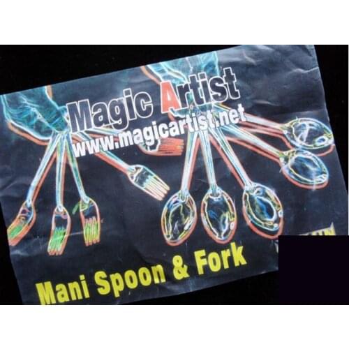 Magic artist - Main spoon & fork (Gimmick) Magic Tricks Funny Close Up Magia Card Magie Mental Illusion Gimmick Props Magicians