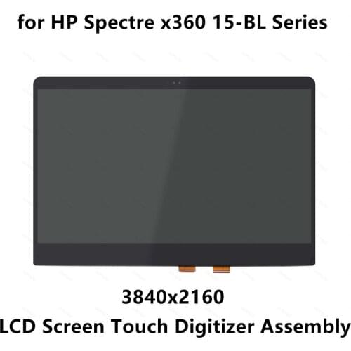 15.6'' LCD Screen Display Touch Glass Digitizer Assembly for HP Spectre 15-bl101ng 15-bl101no 15-bl101ur 15-bl102nb 3840x2160